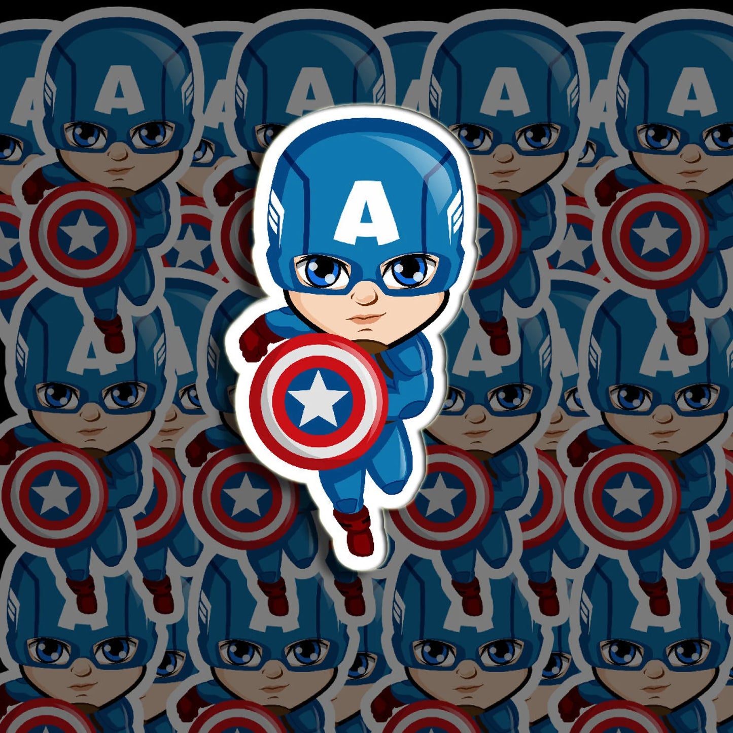 Captain America Sticker