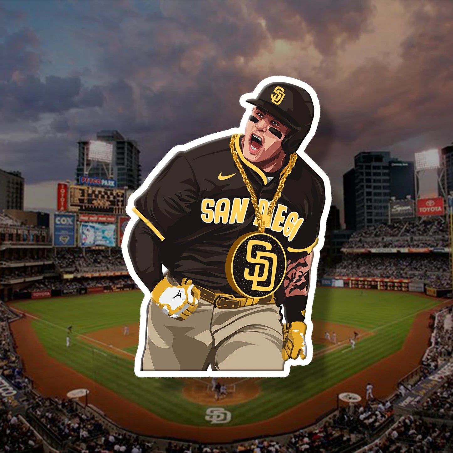 Manny Machado Swag Chain Sticker