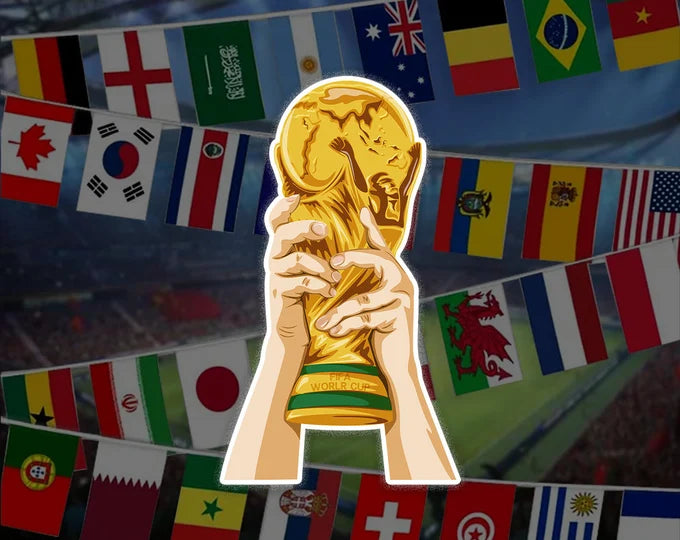 World Cup Trophy Sticker