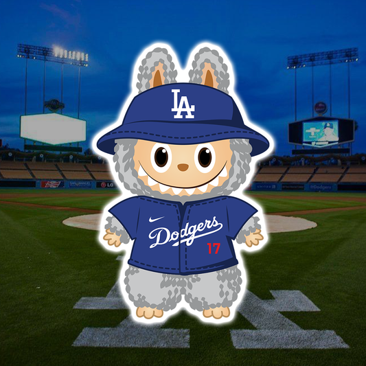 Dodgers Labubu Sticker