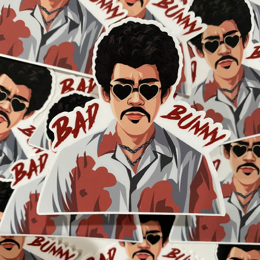 Bad Bunny Boss Sticker