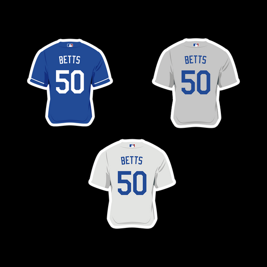 Dodgers Jersey Sticker
