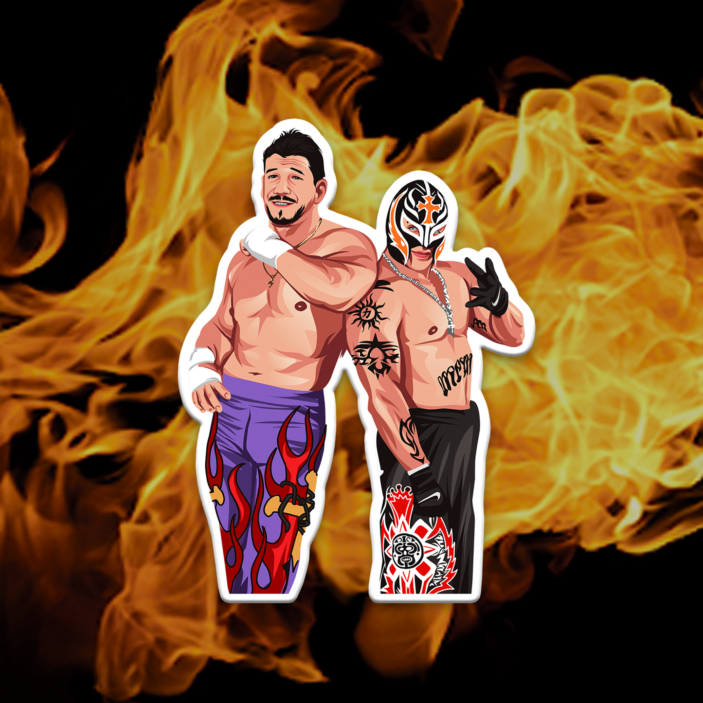 Eddie Guerrero x Rey Mysterio Sticker