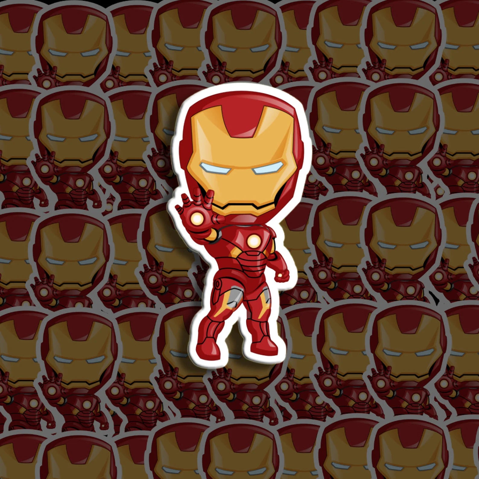 Iroman Compition Sticker Iron Man Sticker – ShiftyCity